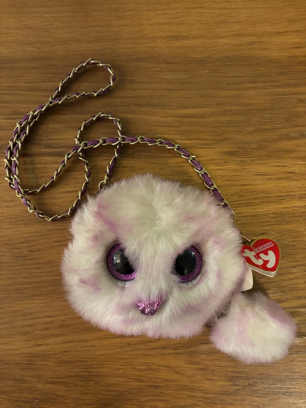 Ty Fashion Kenya Ostrich Beanie Boo mini plush crossbody purse with Tags